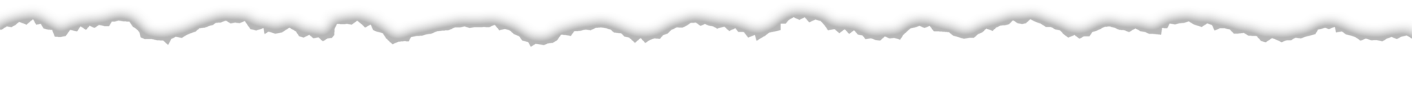 Black jagged line against a white background, resembling torn paper or a sound wave, serving as a visual divider or graphic element.